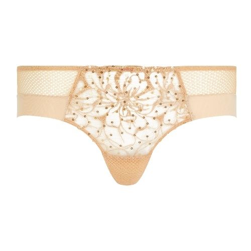Chantelle Shorty Fleurs Signature Toffee Sequins