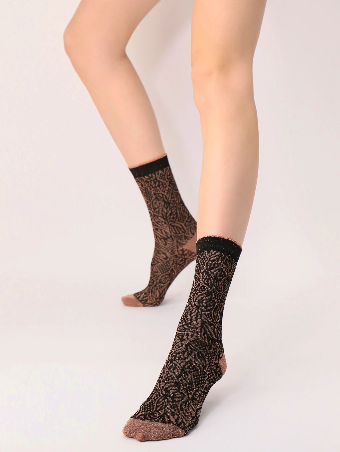 Oroblu Sok Luxury Glitter Black Bronze