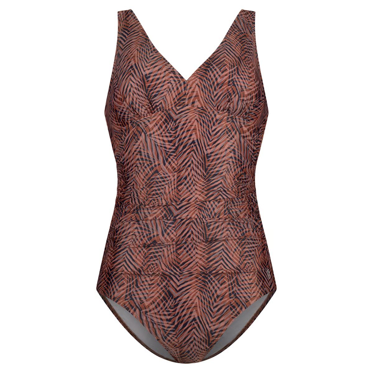 Ten Cate Badpak Shape Summer Leaves Navy