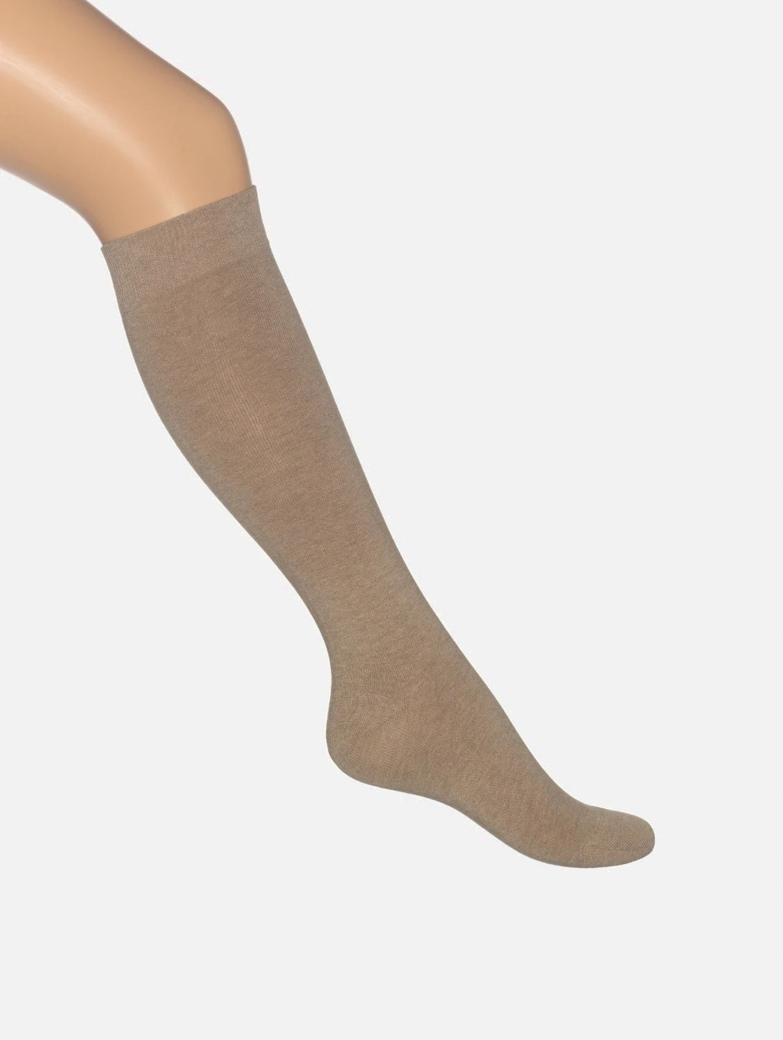 Bonnie Doon Cotton Kniekous Taupe Heater