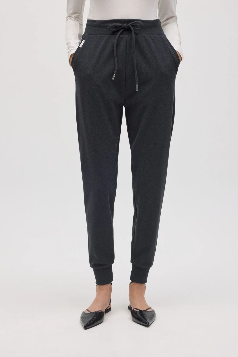 Ysabel Mora Broek Jogger Charcoal Graphite