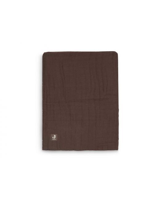 Jollein Deken Wrinkled Cotton Chestnut 120x120 cm