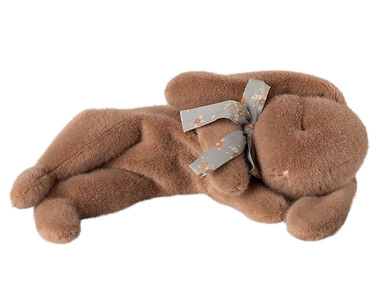 Maileg Knuffel konijn Sleeping bunny Plush Small Soft Brown