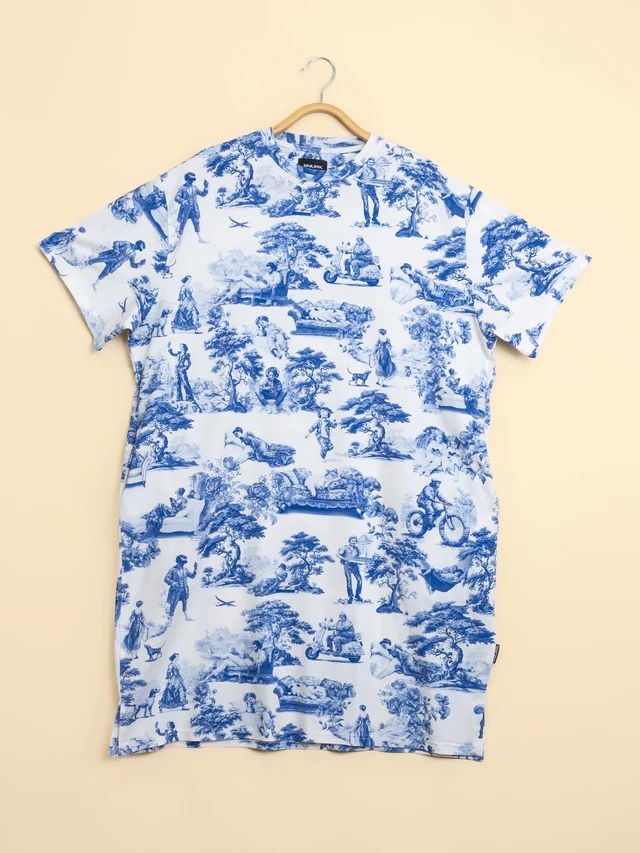 Snurk Relaxed Te Dress Toile De Modern Joy