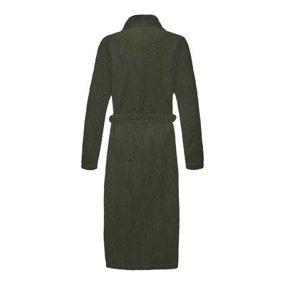 Ten Cate Fleece Badjas Olijfgroen