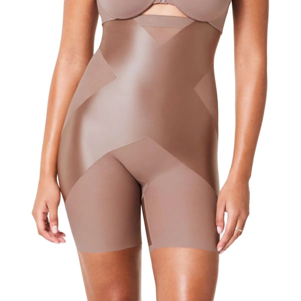 Spanx Satin-X High Waisted Mid Thigh Short