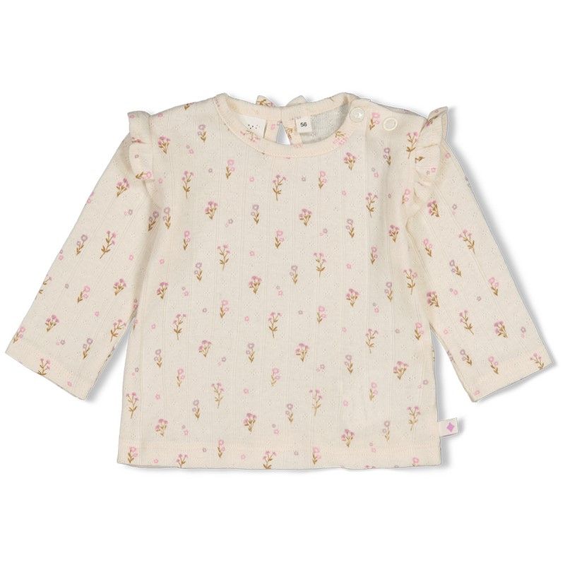Feetje Longsleeve Pointelle Rib Flower Ranch