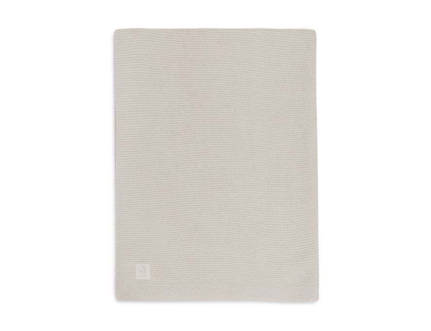 Jollein Deken Wieg Basic Knit Oatmeal 75x100 cm