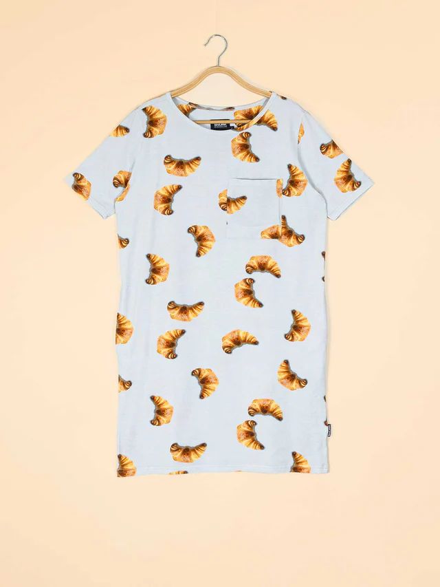 Snurk T-Shirt Dress Croissants