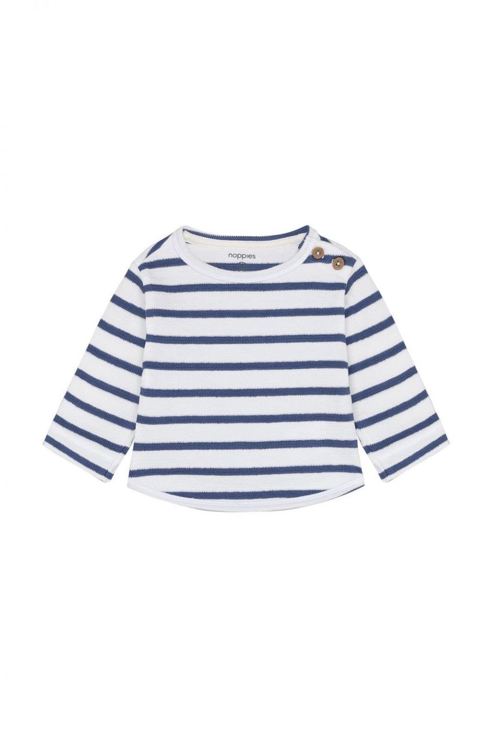 Noppies Longsleeve Stripe Gray Blue