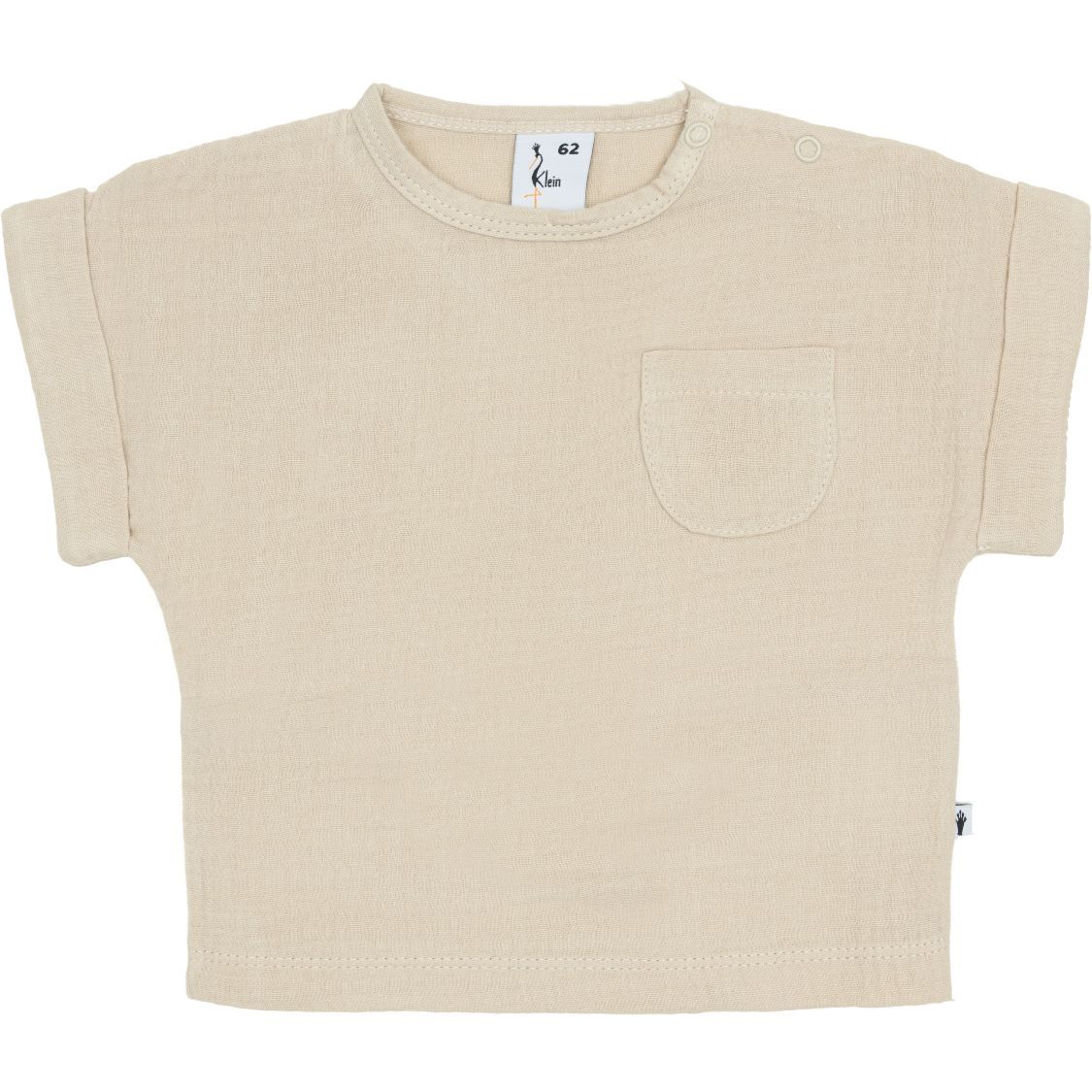 Klein Baby T-Shirt Pocket Mousseline Pepper