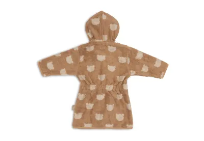 Jollein Baby Badjas Jacquard Teddy Bear Biscuit