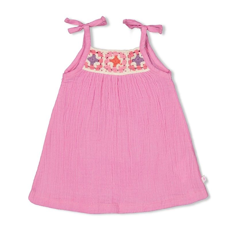 Feetje Jurk Mousseline Met Crochetdetail Summer Woven