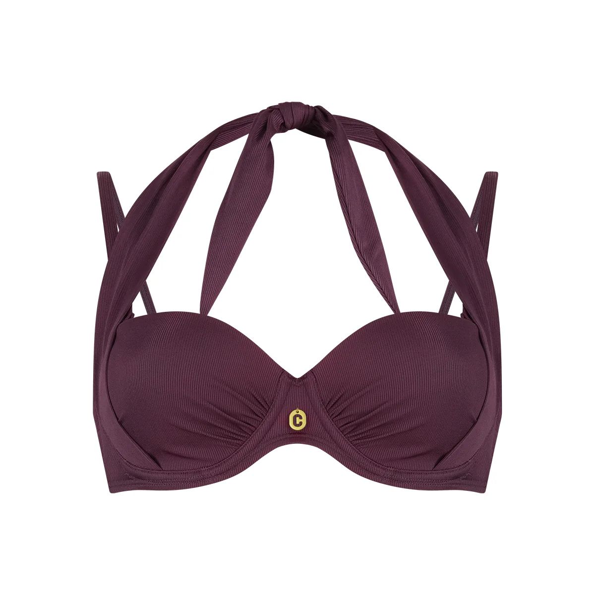 Ten Cate Beach Bikini Top Multiway Wine Red