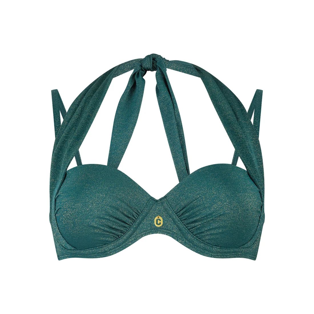 Ten Cate Bikini Top Multiway Bottle Green