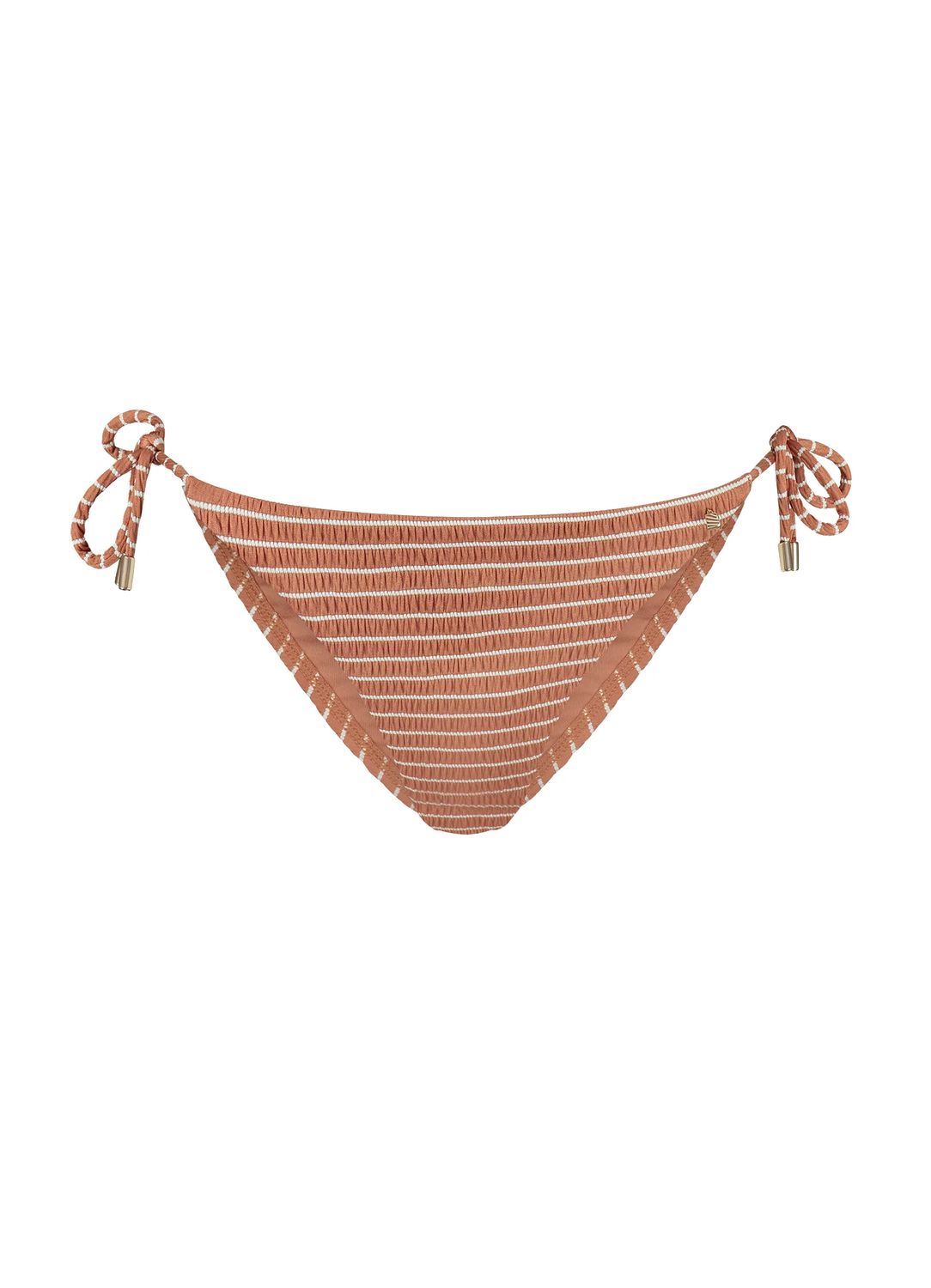 Beachlife Bikini Slip Strik Caramel Stripe