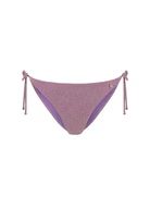 Beachlife Side-tie Bikini Bottom Mauve Glitter