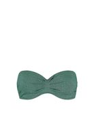 Beachlife Bandeau Bikinitop Green Glitter