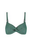 Beachlife Full Cup Bikinitop Green Glitter