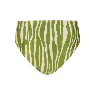 Ten Cate Beach Bikini Slip Buckle Zebra Green