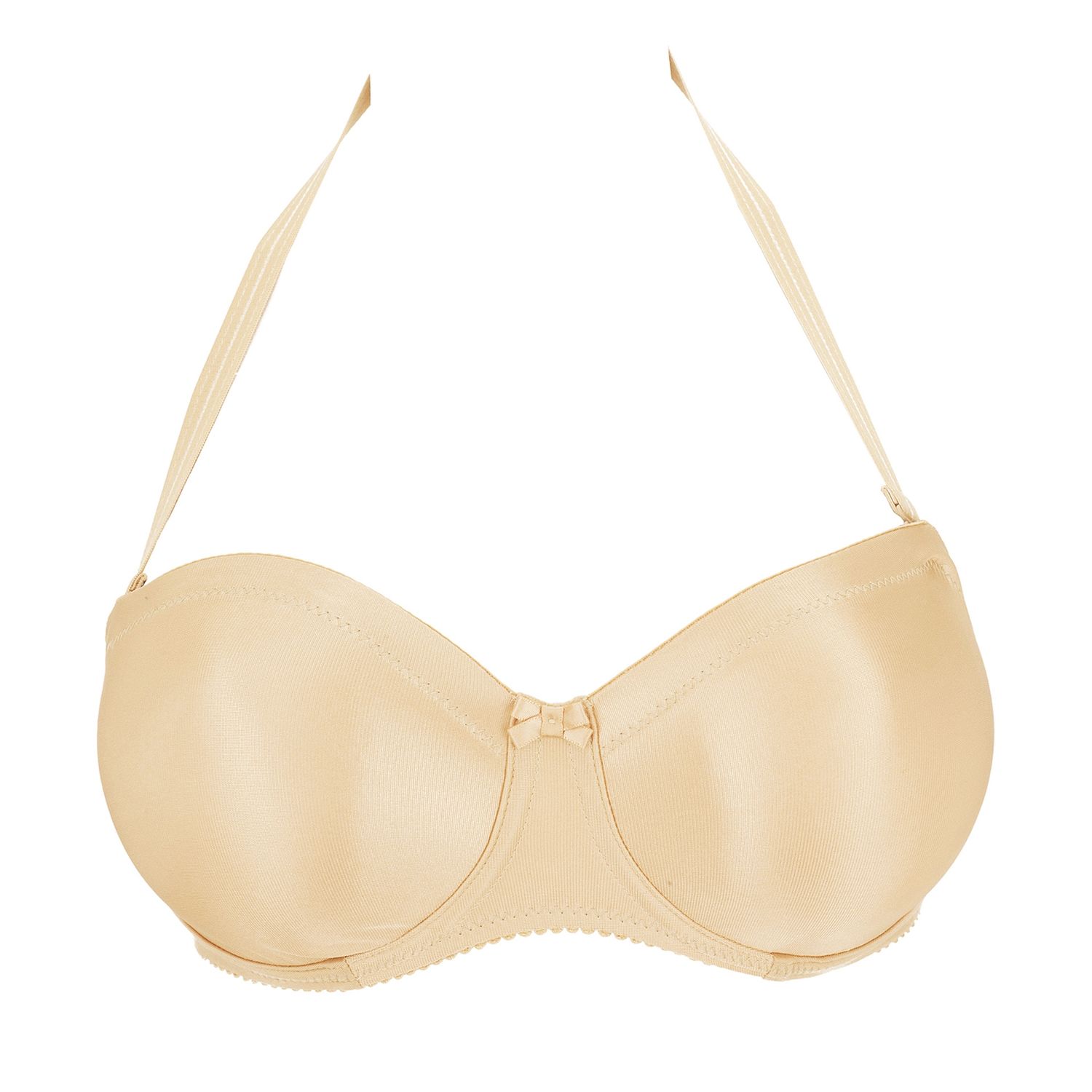 PrimaDonna Strapless Beha Satin Cognac