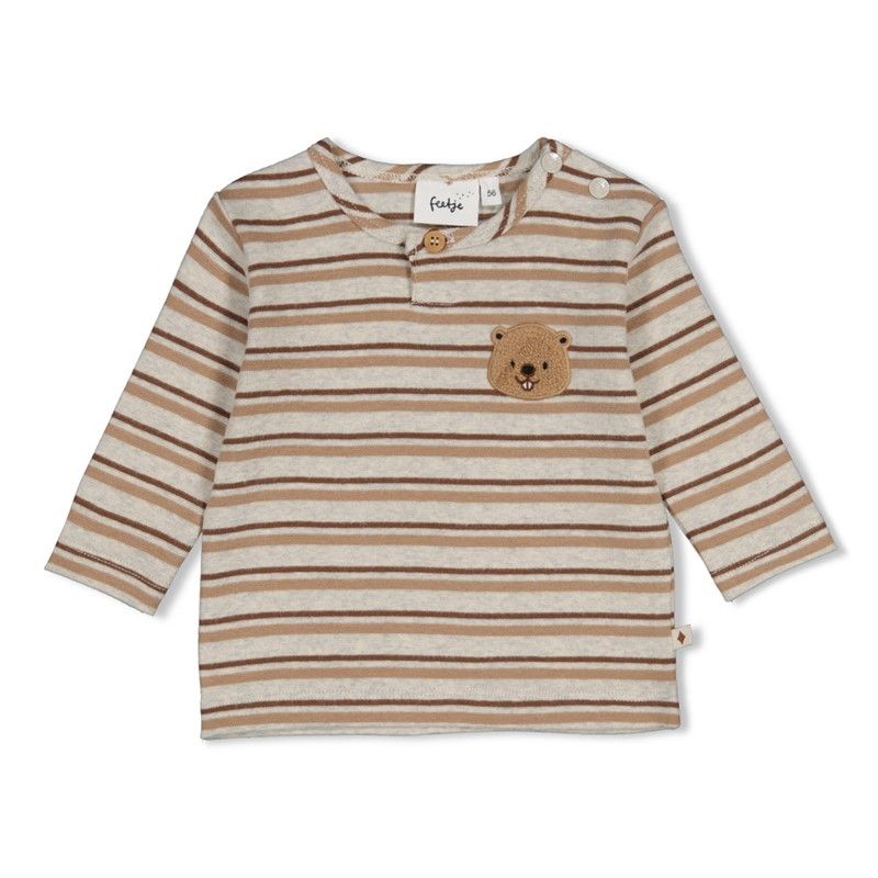 Feetje Longsleeve Rib Met Streep Tiny Timber Tales