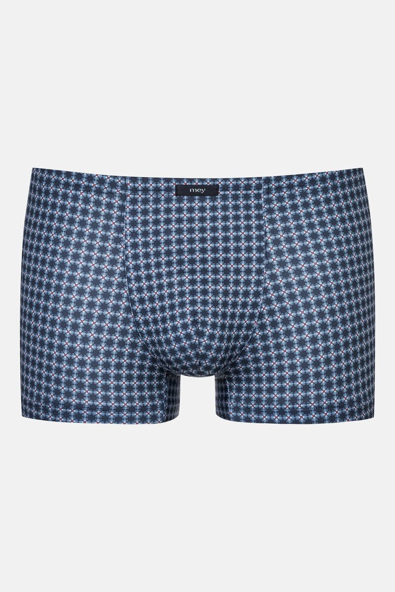 Mey Shorty Floral Grid Alaskan Blue
