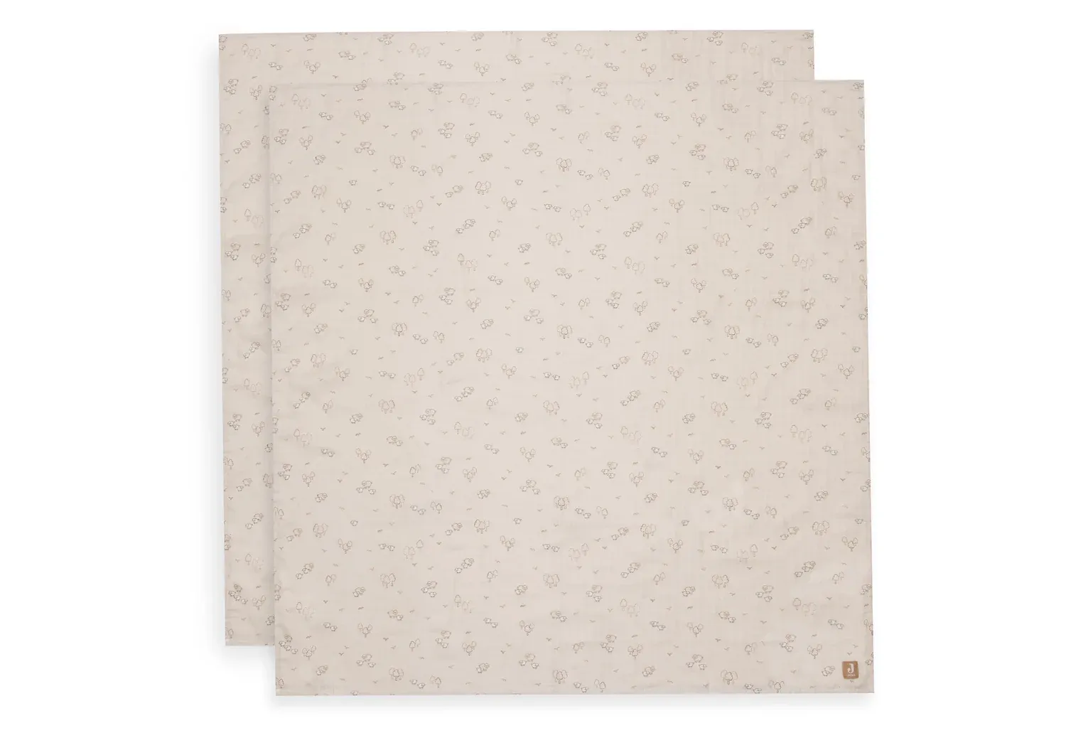 Jollein Hydrofiele Doek Large 115X115cm Woolly 2 stuks