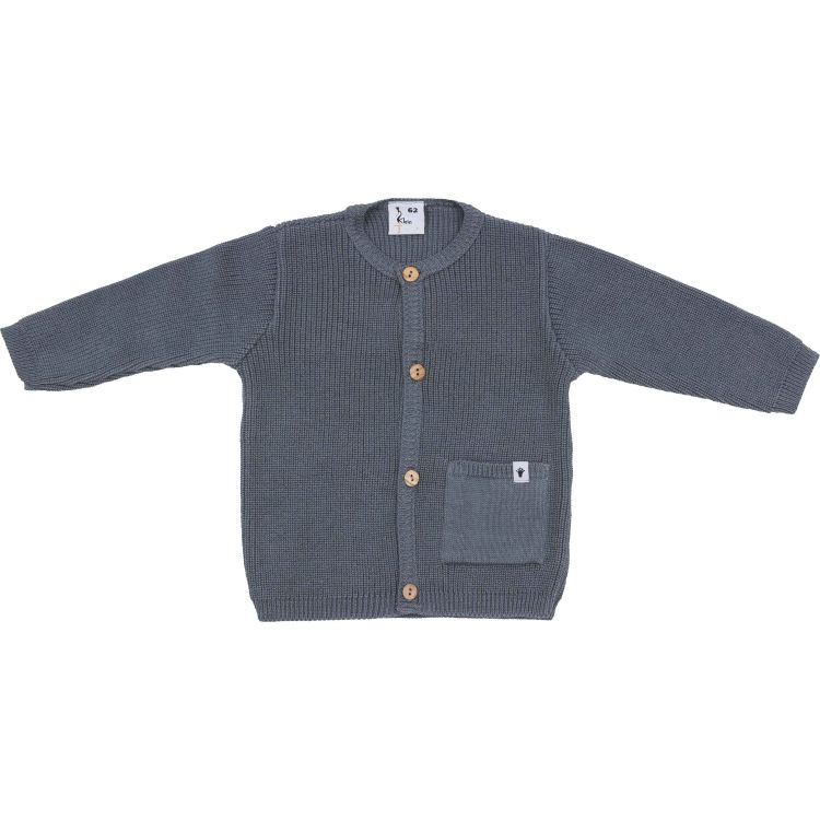 Klein Baby Vest Knitted Blue-Grey