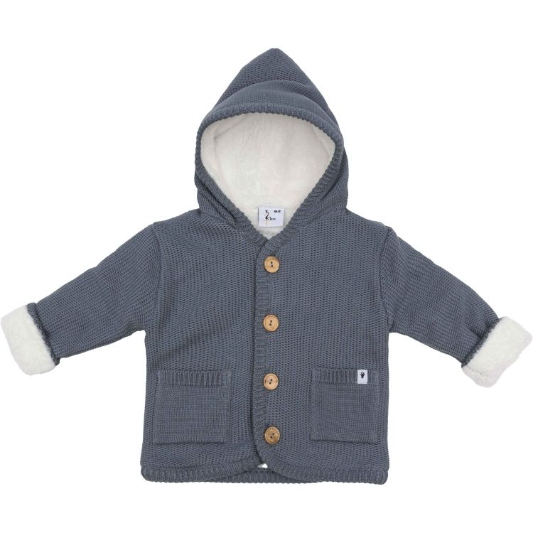 Klein Baby Jacket Knitted Blue-Grey