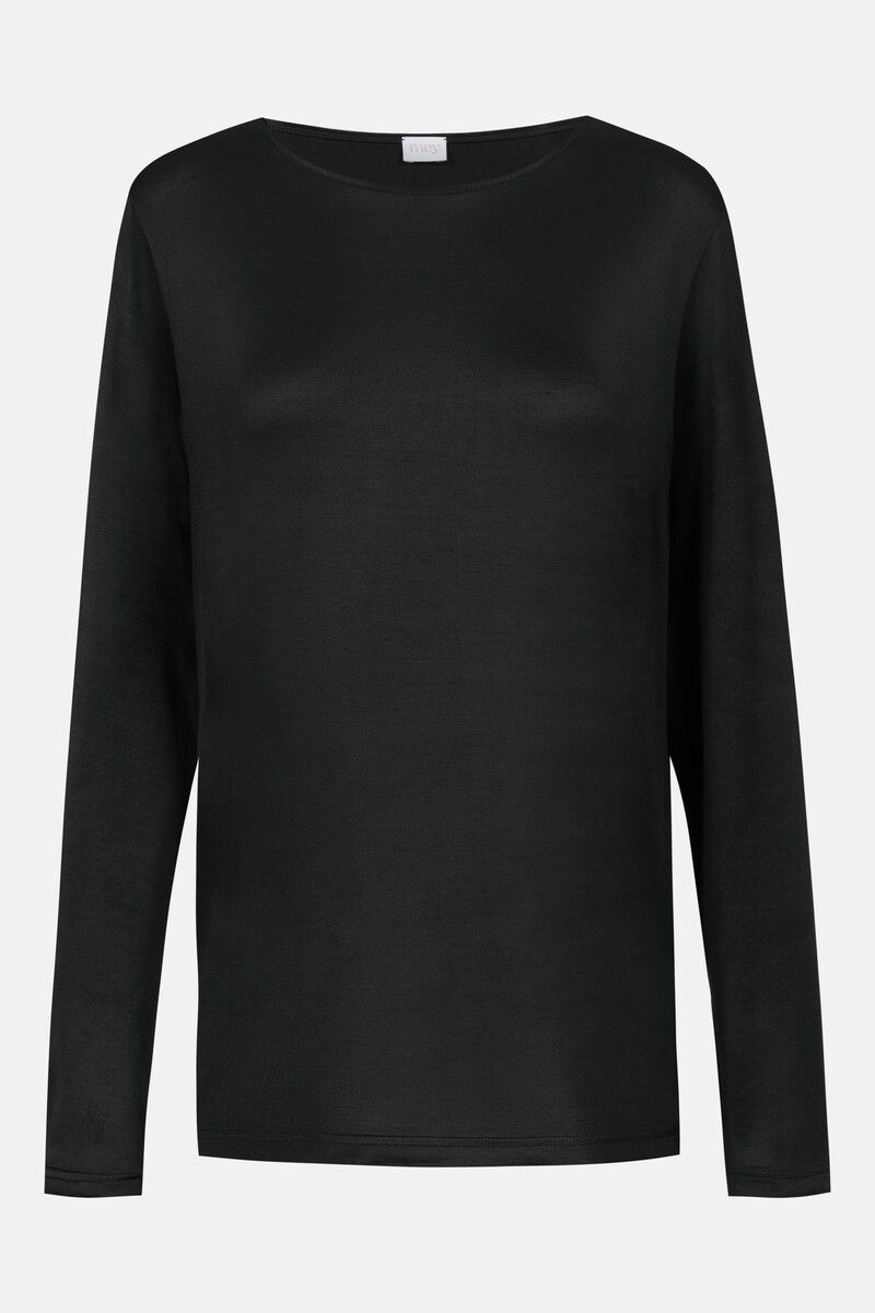 Mey Shirt met Lange Mouwen Pure Shine Zwart