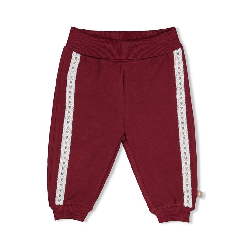 Feetje Broek My Little Love Bordeaux
