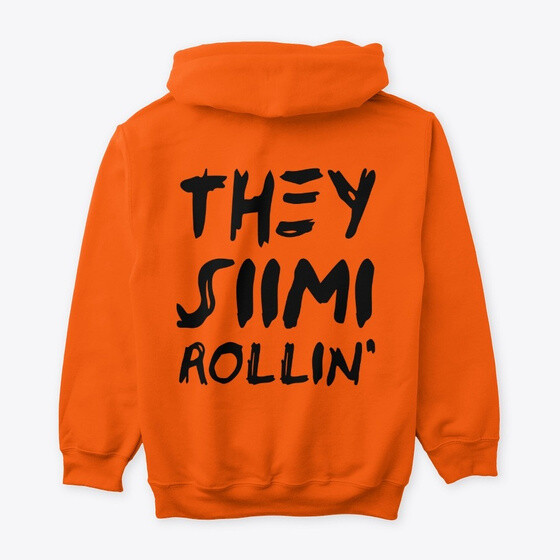 THEY SIIMI ROLLIN' Orange Hoodie