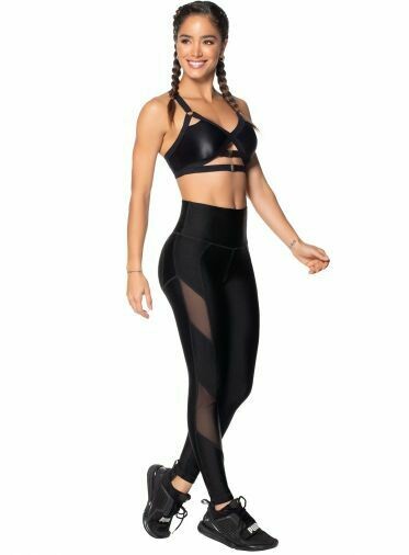 Leggings Push up, Size: ONE SIZE, Colour: Black
