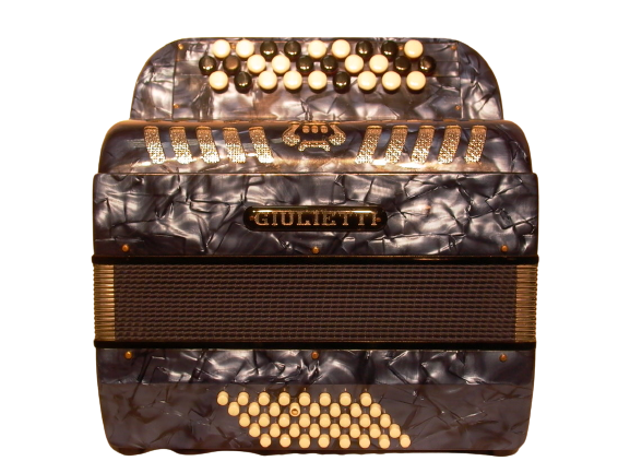 Giulletti 40 Basses bleu Nacré