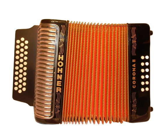 Accordéon Diatonique Hohner Corona  II Noir