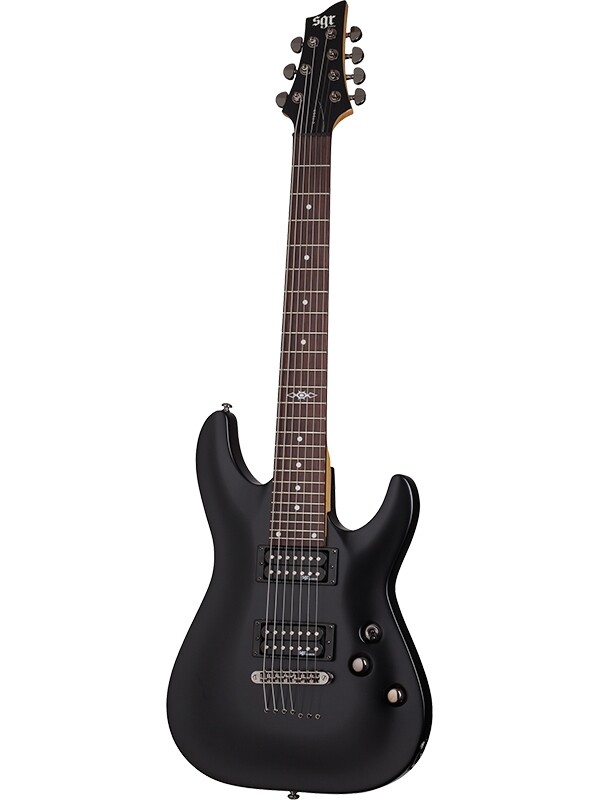 SCHECTER - SGR C-7  cordes - Black + Housse