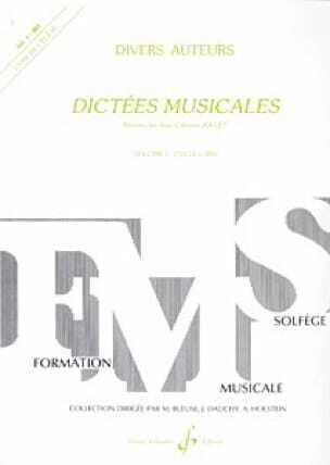 Dictées musicales - Volume 1 - Elève