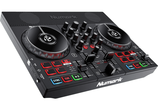 NUMARK - DNU PARTYMIXLIVE
2 voies, 8 pads, carte son, lumières, moniteurs