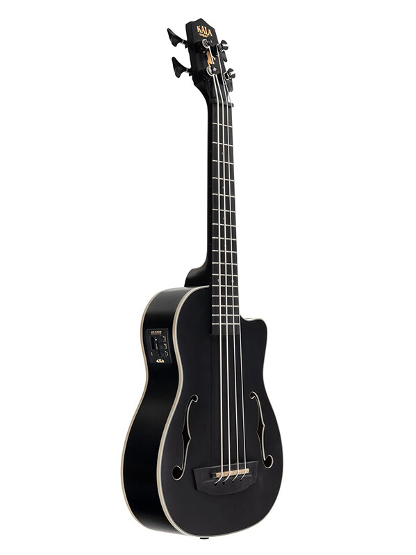 Ukulélé Journeyman U-Bass, Mahogany, livré avec housse - Black