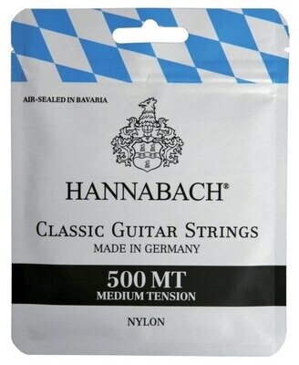 Hannabach Cordes guitare classique Serie 500 Medium Tension