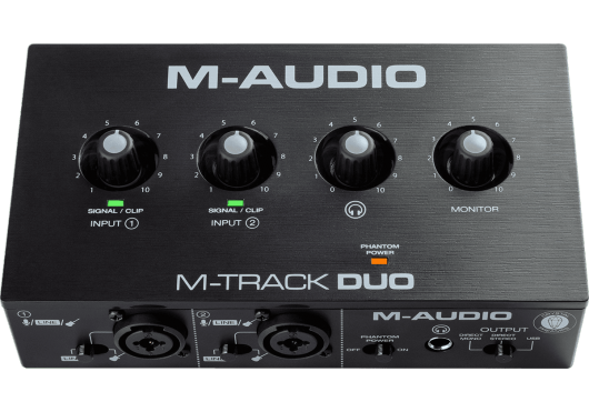 M-AUDIO - RMD MTRACK-DUO
2 canaux, 2 entrées combo XLR/jack