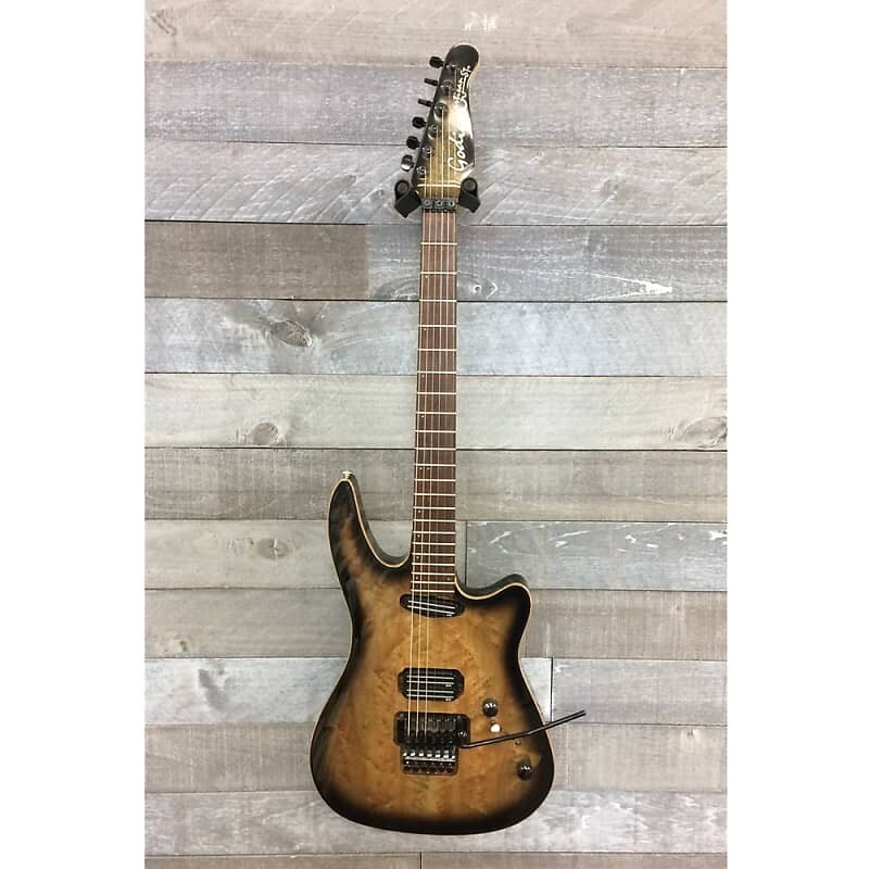 GODIN artisan st-v with floyd rose signature