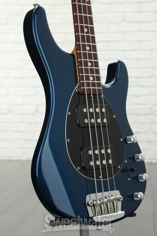 Ernie Ball Music Man Sterling 4 HH Bass Guitar - Vintage Blue Pearl