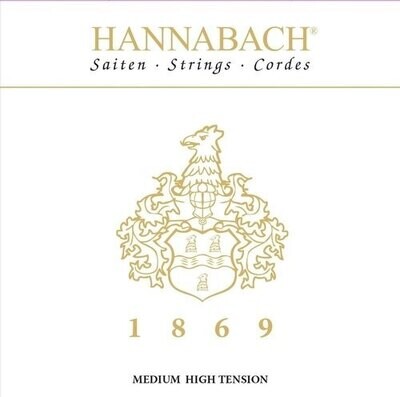 HANNABACH CORDES GUITARE CLASSIQUE SERIE 1869 CARBON/GOLD MHT PROMO