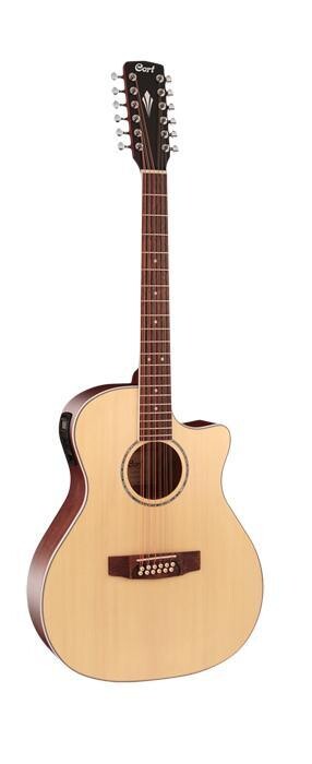 GUITARE Electro-acoustique CORT 12 Cordes Acajou