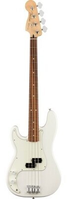 Basse squier gaucher blanche