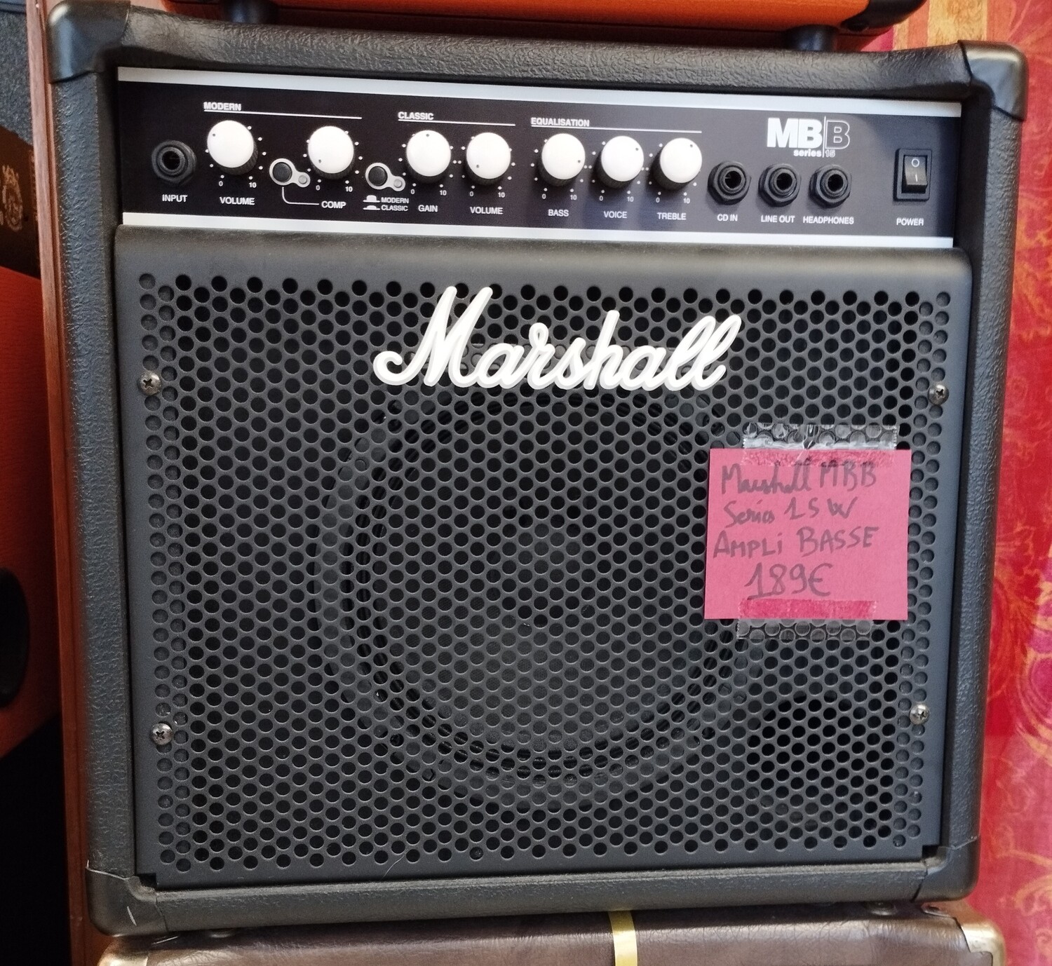 Ampli Basse MARSHALL 15 Watts