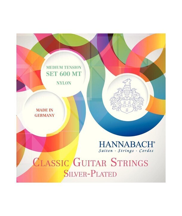 Hannabach 600MT
Jeu de cordes classiques Série 600 Tension Medium Plaqué argent