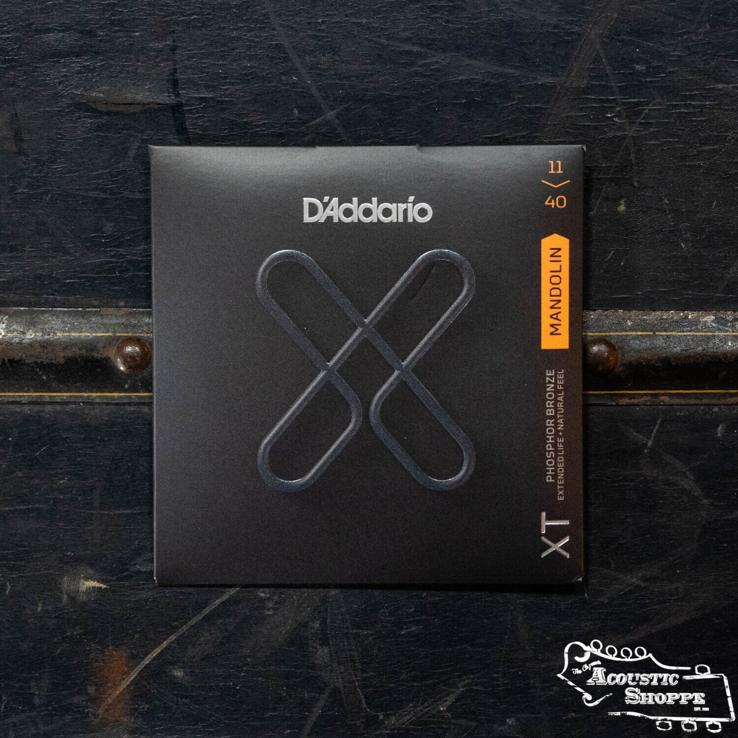 D&#39;Addario XTM1140 Ensemble de mandoline moyenne en bronze phosphoreux